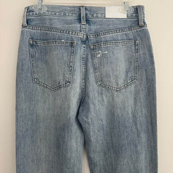 Pistola Stevie Relaxed Distressed Flare Jeans in Ruthless - Picture 6 of 7